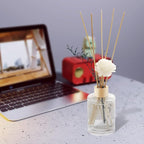 VFULIE 100PCS Reed Diffuser Sticks, Refill Replacement for Aroma Fragranc (100, Brown)