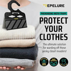 Premium Moth Traps for Clothes - Strongest Luring and Stickiest Closet Moths Traps - Killer Indoor Repellent for Closets (6 Pack)