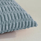 Fancy Homi 4 Packs Decorative Throw Pillow Covers for Living Room Couch Bed, Modern Farmhouse Boho Home Décor Accent Cushion Case, 20" x 12", Light Blue