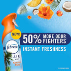 Febreze Air Mist, Air Freshener Spray, Odor Fighting Room Spray, Deodorizer for Home Bathroom Kitchen Office Apartment Dorm Room Classroom, Kitchen Odor Fighter Fresh Lemon Scent, 8.1oz, 3-pack