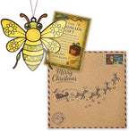 Bee Gifts for Women Bee Ornament Honeycomb Ornaments, Unique Nature Inspired Christmas Decoration, Gift for Lovers of Nature, Handmade Holiday Hanging Decor 2026