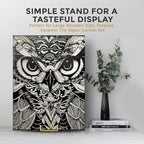 TR-LIFE 4 Pack 10 Inch Large Plate Stands for Display - Gold, Metal Picture Frame Holder Stand + Small Easels for Decorative Plate, Platter, Book, Plaques, Photo, Tabletop Art