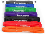 WODFitters Pro Series Pull-Up Assistance Bands – Premium Resistance Loop Bands for Assisted Pull Ups, Muscle Ups, Strength Training & Mobility – Durable Bands for Functional Fitness