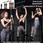 Innstar Pull Up Assistance Bands, Heavy Duty Resistance Band for Pull Up Bar, Adjustable Weight/Size with Fabric Feet/Knee Rest, 3 Bands for Pull Up Assist for Strength Training
