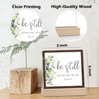 Farmhouse Decor, Acrylic Christian God Home Decorations, Aesthetic Entry Way Table Shelf Decor, Living Room Table Accessories, Boho Office Decorations For Work (06)