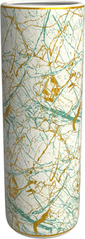 Red Lantern 24" Abstract Green & Gold Umbrella Stand
