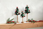 Mud Pie Felt Pom Pom Tree Sitter, Medium, 14" x 6" Dia