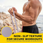 Pull Up Bands, Resistance Bands Set for Pull-Up Assistance, Exercise Bands with Door Anchor & Grip Pads for Men & Women Working Out, Physical Therapy, Muscle Training