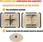Adult Professional Wooden Balance Board - 350 lbs Non-Slip Balance Board Design, Suitable for Physical Therapy and Under-Desk Use, 2 Simple Setup Methods, Durable and Stable Wooden Board