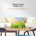 TR-LIFE 4 Pack 4.5 Inch Display Stands - Holder Stand for Picture, Decorative Plate, Photo Easel, Tabletop Art (Gold)