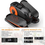Mini Under Desk Elliptical Low Impact Electric Leg Exerciser As Seen on TV While Sitting for Seniors with Non-Slip Mat Quiet & Portable for Home and Office