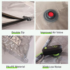 Vacuum Bags for Travel with USB Pump, 12 Pack Carry-on Size Compression Packing for Luggage and Suitcase, Space Saver Bags for Clothes and Clothing Travel