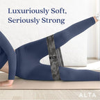 ALTA Booty Bands for Women - Premium Non-Slip Fabric Resistance Bands for Working Out - Cloth Resistance Bands for Legs, Fabric Exercise Bands, Leg Bands for Working Out Women, Looped Hip Bands Set