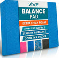 Vive Balance Pad - Foam Large Yoga Mat Trainer for Physical Therapy, Stability Workout, Knee and Ankle Exercise, Strength Training, Rehab - Chair Cushion for Adults, Kids, and Travel