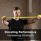 THERABAND Professional Resistance Band, Yellow Level 1 Light, 5 ft Exercise Band for Physical Therapy, Strength Training, Upper and Lower Body Workouts, Yoga and Pilates