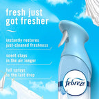 Febreze New & Improved Air Mist Scent Mix, Air Freshener, Home and Kitchen Essentials, Odor Fighting Room Spray, 8.1 oz bottle, 3 Count