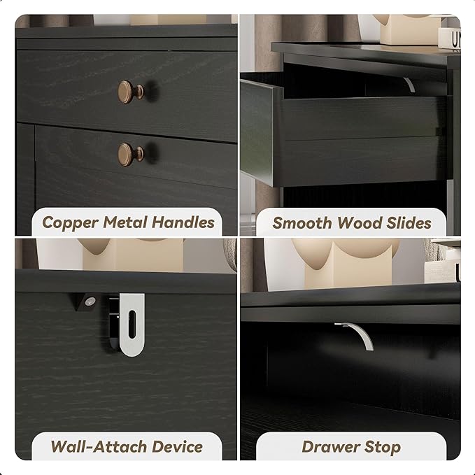 Shoe Cabinet with 2 Flip Drawers, Slim Freestanding Hidden Shoe Organizer with Drawer, Pet-Proof Shoe Storage Cabinet for Entryway Living Room Behind The Door, Black