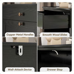 Shoe Cabinet with 2 Flip Drawers, Slim Freestanding Hidden Shoe Organizer with Drawer, Pet-Proof Shoe Storage Cabinet for Entryway Living Room Behind The Door, Black
