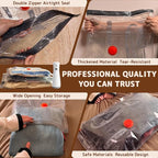 Vacuum Bags for Travel with Wireless Rechargeable Pump, Compression Space Saver Bags for Clothing, Luggage & Suitcase, 15 Combo Travel Size