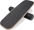 Balance Board Surf Trainer with Adjustable Stoppers - 2 Different Distance Options Balance Board for Surfing, Snowboarding, Skiing, Skateboarding, 300lbs Capacity