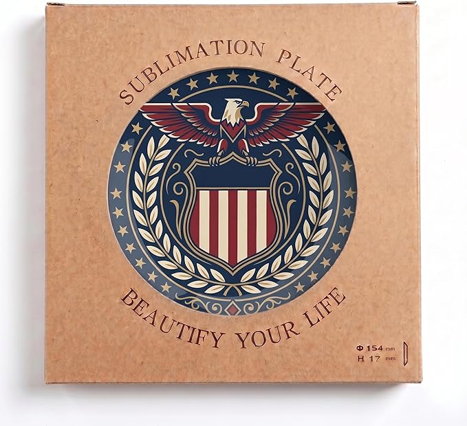 250th Anniversary Decorative Plates 8 Inch Eagle Patriotic Decorations Commemorative Plates with Stand Independence Day 4th of July Veterans Day