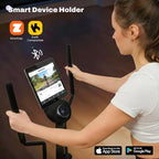 TOUSAINS Elliptical Trainer ET3, 32 Levels Magnetic Resistance, 18" Stride Length Elliptical Machine for Home, Compact Design with Hyper-Quiet Drive, 265 lbs Weight Capacity