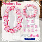 Leis for Graduation 2026, Artificial Flower Wreath with Cards Graduation Lays Gifts, Congrats Grad for High School