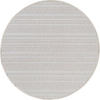 Modern Indoor Rug Stripe 4 Round Area Rugs for Living Room Luxury Kitchen Bedroom Durable Soft Geometric Durable Low and High Pile Stain Resistant Non Shedding Area Carpet 4 Round