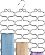 Deco Brothers Scarf Hanger for Closet, 23 Loop, Chrome