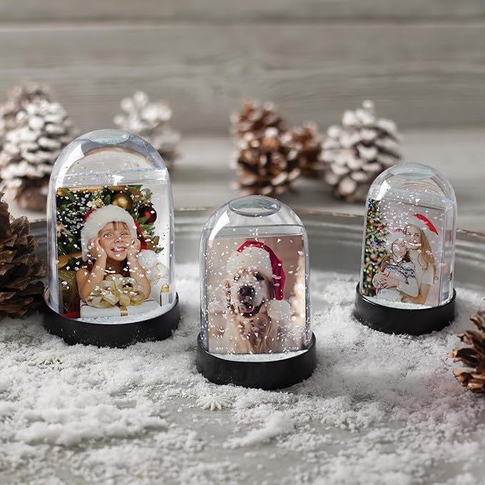 Neil Enterprises Inc. 1.75" x 2.75" Clear Vertical Photo Snow Globe
