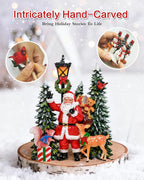 Christmas Snow Globes Light up Snowglobes Christmas Lantern with 8 Songs, 10.43" Christmas Snow Globes for kids adults, 6H Timer & Dual Power, Lighted Christmas Decorations Indoor, Gifts for Women Men