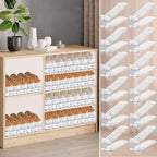 Shoe Slots Organizer for Closet,6 Pack Shoe Stacker Shoe Rack Organizer for Closet Space Saver Storage Shoe Holder Organization(Transparent)