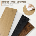 Vivelove 10" Deep Floating Shelves with Invisible Brackets, 55" Wall Shelves for Bathroom Bedroom Kitchen Living Room Laundry Room, Modern Rustic Shelves for Home Decor, 55"x10.2"x1.5", Set of 2, Oak