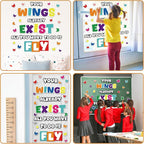 gisgfim Classroom Bulletin Board Decoration Set Wall Door Decor Colorful Classroom Decorations for Kindergarten Preschool Elementary Middle School(Your Wings Already Exist)