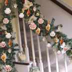 20 PCS Seashells Hanging Ornaments Natural Shells Decorations Beach Ocean Nautical Style for Summer Decor Christmas Tree Wedding Birthday Craft Conch Projects