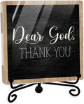 Modern Farmhouse Decor, Home Decor For Living Room, Boho Chic Aesthetic Shelf Decorations, Christian Dear God Acrylic Sign, Farmhouse Entryway Tv Stand Fireplace Coffee Table Decoration (14)