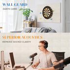 DOLLAR BOSS Felt Cork Board Tiles, 6 Packs 12" x 12" 1/2" Thick Cork Bulletin Board Adhesive Acoustic Panels Soundproof Corkboards for Walls with 60 Pushpins for Home Office Kitchen School, Beige