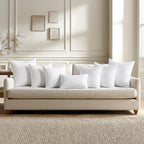 MIULEE Throw Pillows Inserts, Pack of 4 26x26 Inch 100% Virgin Fiber Filling Bed Couch Pillows
