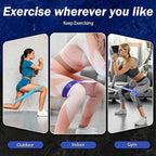 Resistance Bands for Working Out, 5 Levels Resistance Exercise Bands with Woven Bag, Bands for Working Out Women Men, Yoga, Pilates, Rehabilitation Training