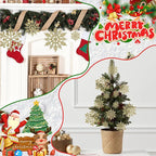 Christmas Tree Decorations Snowflake Ornaments, 36Pcs Glitter Gold Plastic Hanging Snowflakes from Ceiling Snow Flakes Decorating Hanging for Winter Wonderland Decorations Indoor Outdoor Decor