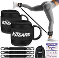Ankle Resistance Bands with Cuffs, Ankle Weights Bands for Working Out, Women Leg and Glutes Workout Equipment, Exercise Bands for Kickbacks, Butt and Booty Trainer, Home Gym Fitness Equipment