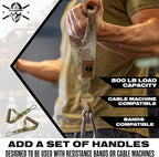 Pull Up Assistance Bands for Working Out - Resistance Bands Set for Men, Exercise, Workout, Fitness, Strength, Weightlifting, Training, Powerlifting, Stretch, Crossfit WOD
