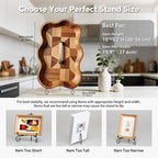 Artliving Plate Stands for Display, 15Inch Black Iron Easel Plate Display Photo Holder Stand, Displays Picture Frames, Decorative Plates, Tablets and Art (2 pack)