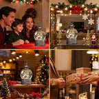 Nativity Scene Christmas Snow Globes, 10.24" Electric Light up Snow Globe Christmas, Festive Song 6H Timer & Dual Power, Musical Snowglobes Christmas Decorations Indoor Snowglobe Church Snowman