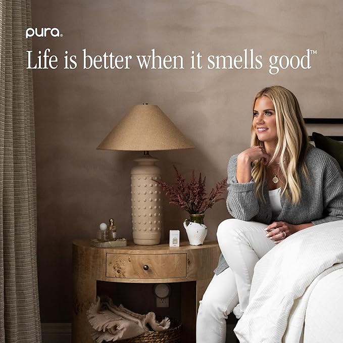 Pura x Studio McGee Home Scent Refill - Smart Air Diffuser - Long-Lasting Luxury Fragrance per Refill - Home Essential - Clean & Safe Diffuser Fragrance - 2 Pack, Seaside Terrace
