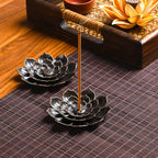 SLKIJDHFB Incense Burner - Incense Stick Holder 6 Incense Holes with Detachable Ash Catcher