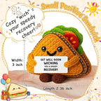 MY-ALVVAYS Funny Get Well Soon Sandwich Positive for Friend Women Men, Handmade Recovery Encouragement Gift, Thinking of You Present Collectible Doll