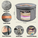 Hat Storage Box,Hat Boxes for Women Storage,Cowboy Hats Holder for Travel,Wide Brims Hat Carrier Case,Stuffed Animal Toy Organizer,Hat Box Closet Organizers and Storage,Hat Boxes for Men