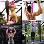 HPYGN Two Foots Pull Up Assistance Bands, Heavy Duty Resistance Band for Pull Up Bar, Adjustable Weight/Size with Fabric Feet/Knee Rest, Bands for Pull Up Assist for Strength Training, Pull Up
