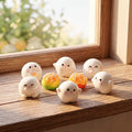8Pcs Cute Desk Accessories Miniature Resin Figurines Set for Desktop, Computer Monitor, Car Dashboard Decor & Home Office Fun (0.7×0.6")